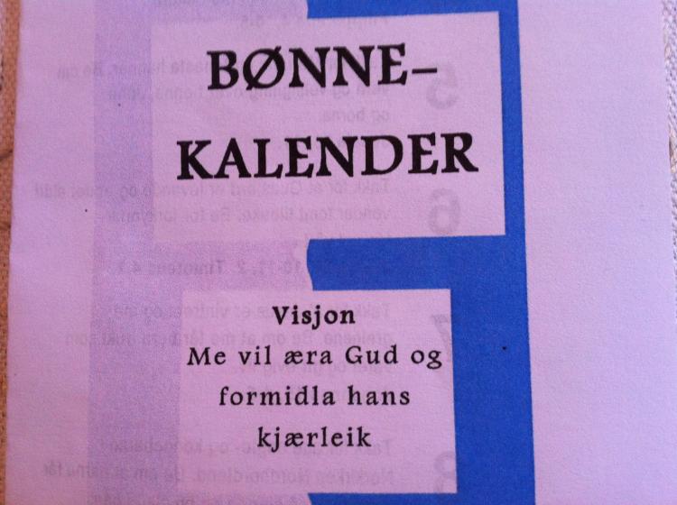 NY BØNNEKALENDER