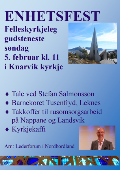 ENHETSFEST I KNARVIK KYRKJE