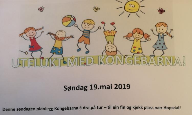 UTFLUKT MED KONGEBARNA TIL HOPSDAL